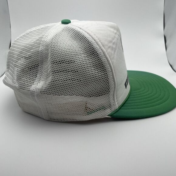 Vintage John Deere Hat Cap White Green Adjustable Double Snapback Trucker Rope - Picture 7 of 11